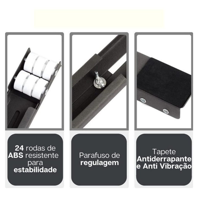 Base Móvel, Suporte Universal Ajustável Com Rodinhos - ShopeeFinds - Últimas unidades🔥