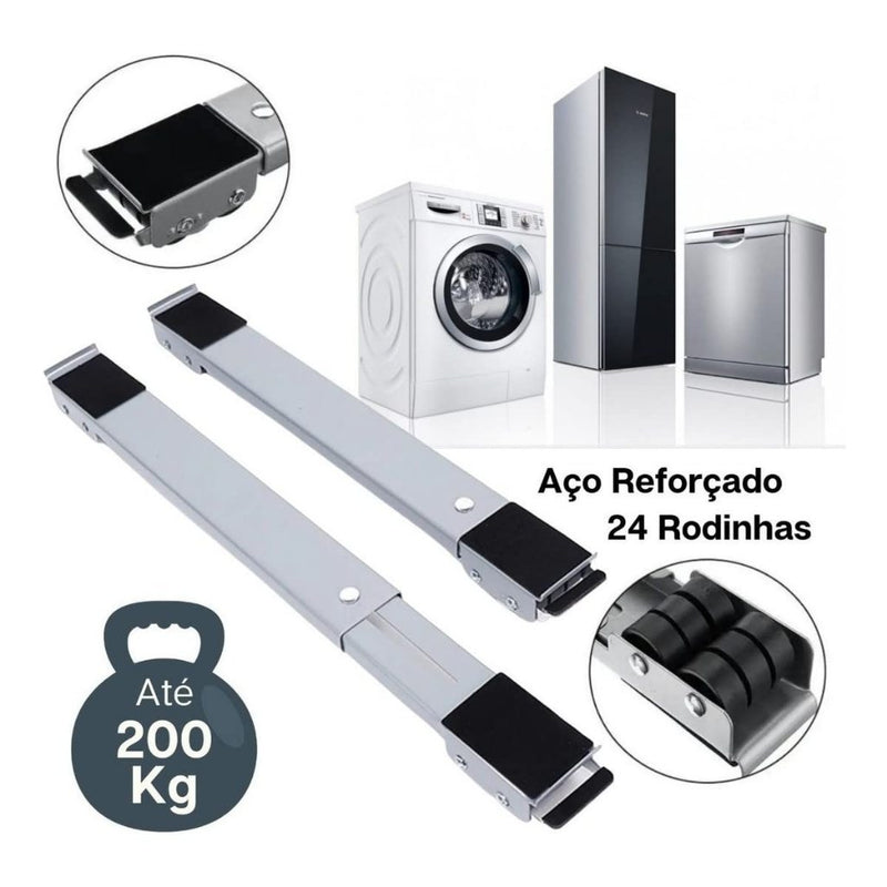 Base Móvel, Suporte Universal Ajustável Com Rodinhos - ShopeeFinds - Últimas unidades🔥